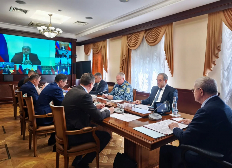 Сергей Меликов принял участие в обсуждении вопросов противодействия незаконным финансовым операциям в СКФО